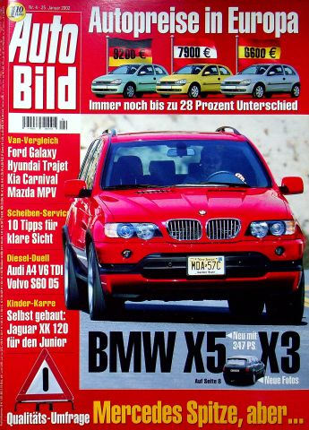 Deckblatt Auto Bild (04/2002)